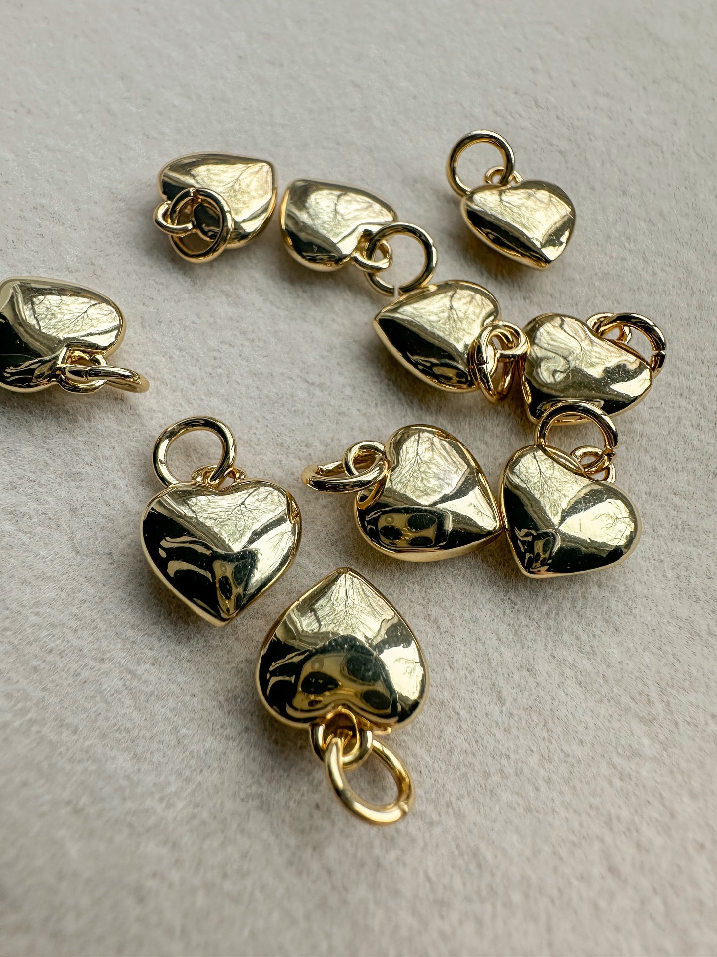 Mini Gold Heart Charm