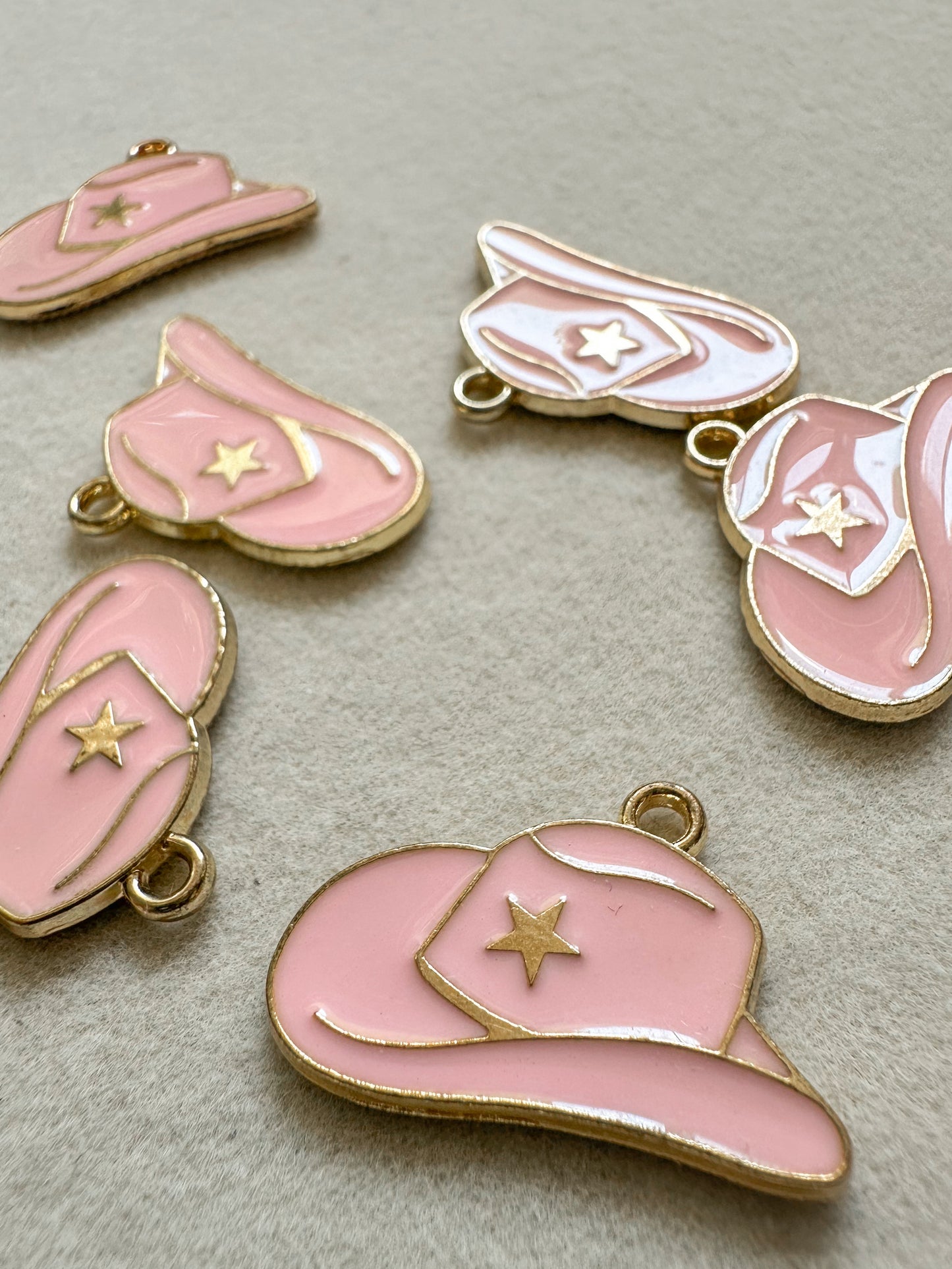 Cowgirl Hat Charm | Pink