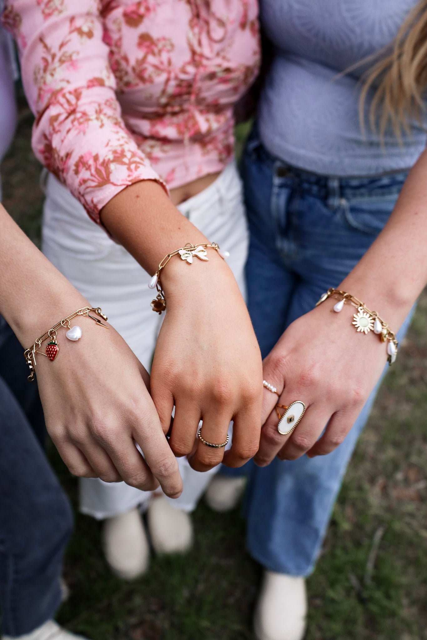 Gold Paperclip Bracelet