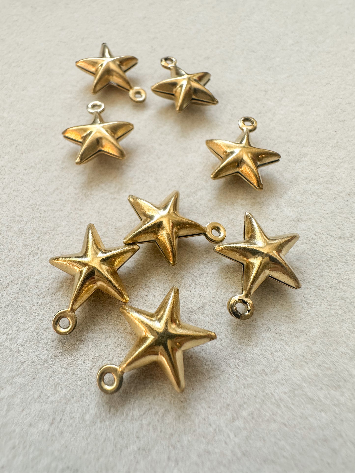 Gold Star Charm