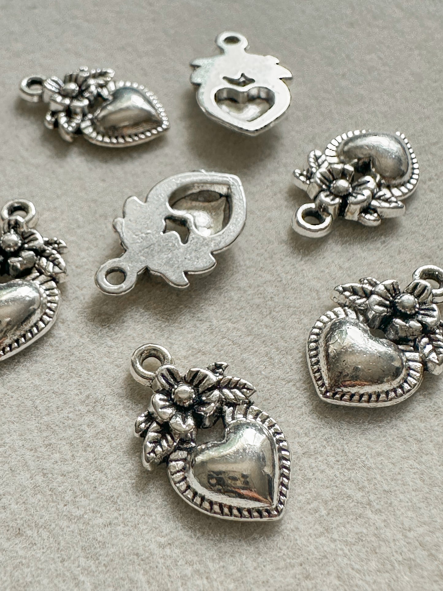 Silver Heart Charm