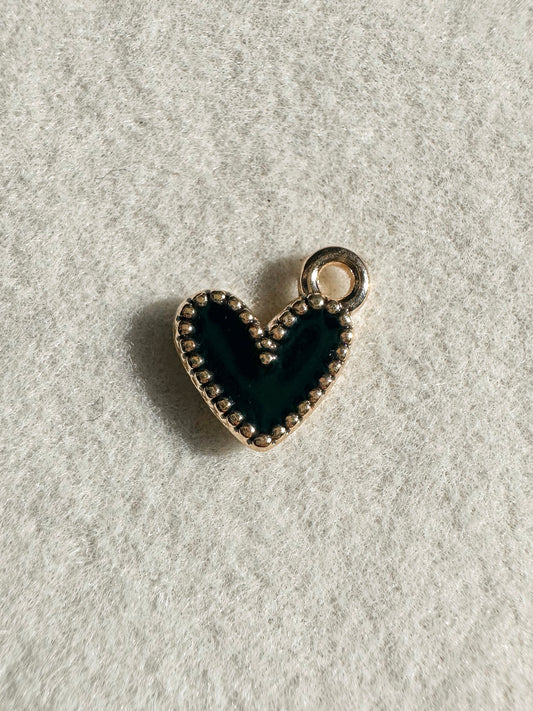 Heart Charm | Black