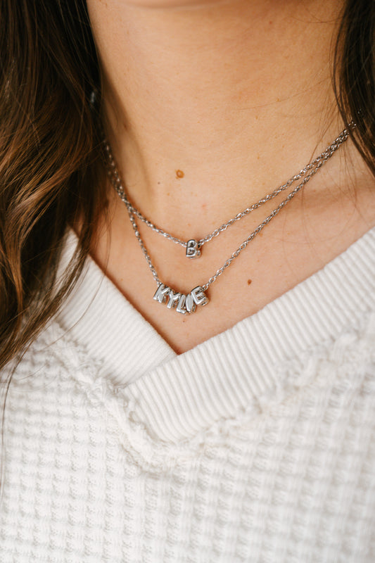 Balloon Letters | Silver