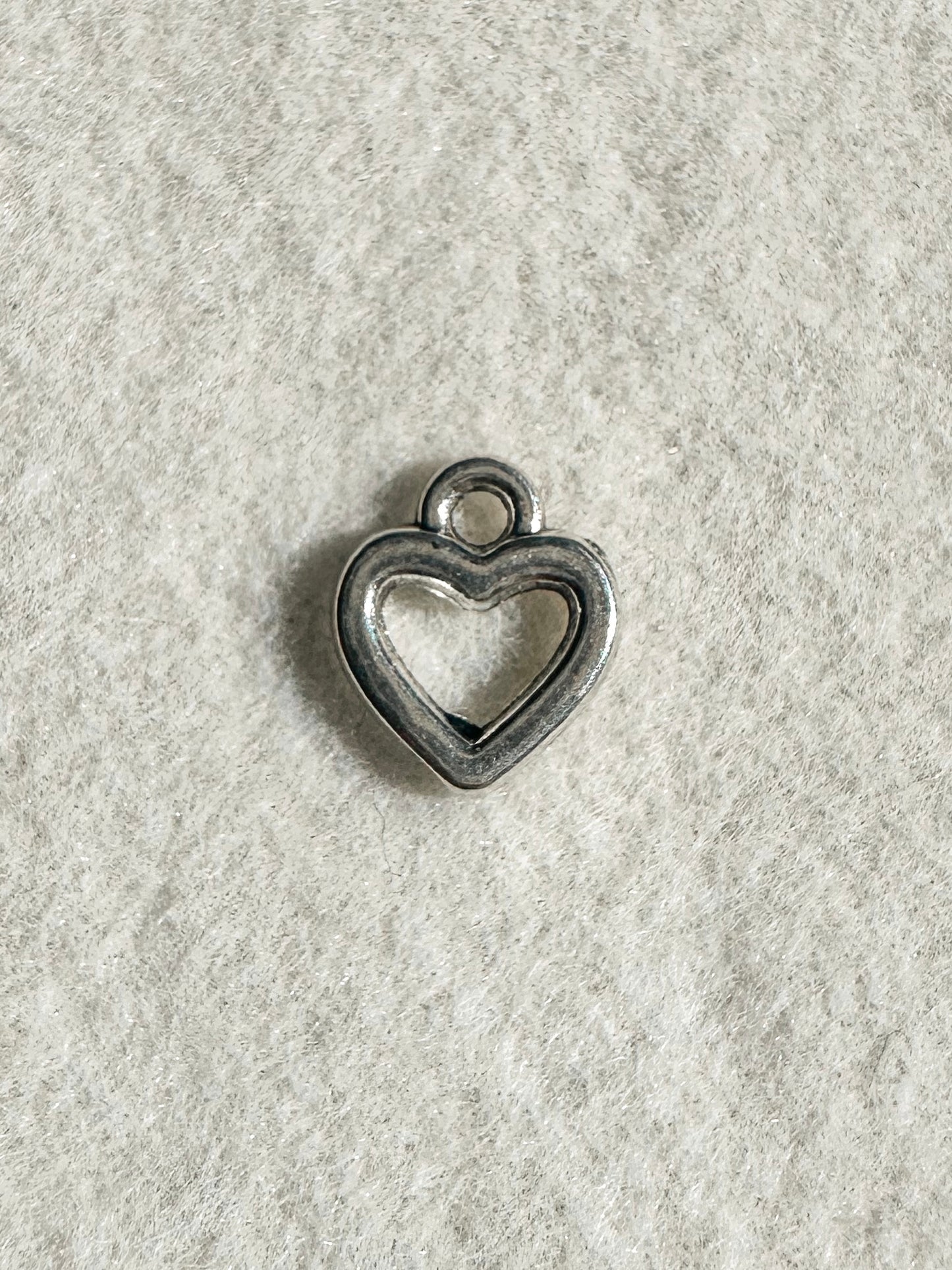 Silver Mini Heart Charm