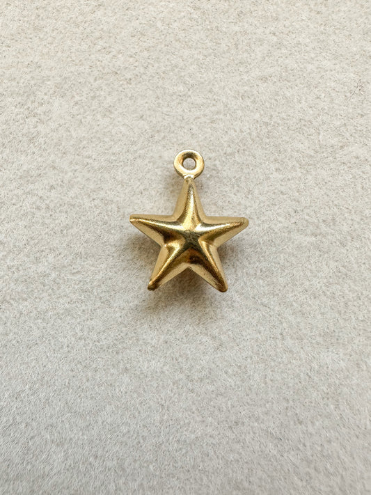 Gold Star Charm