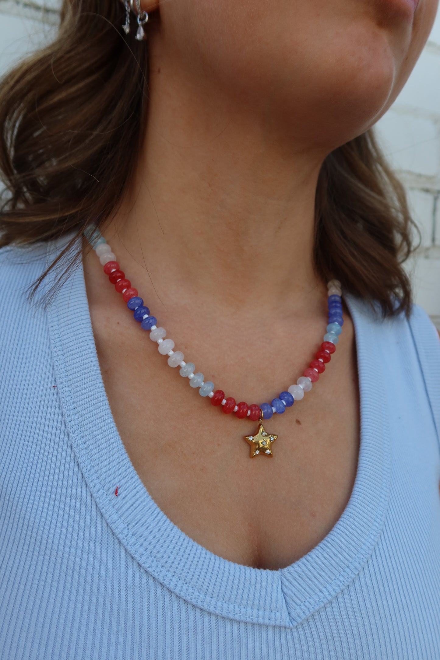 Firecracker Babe | Beaded Necklace