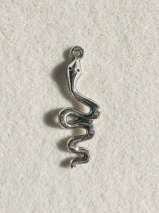 Silver Snake Charm