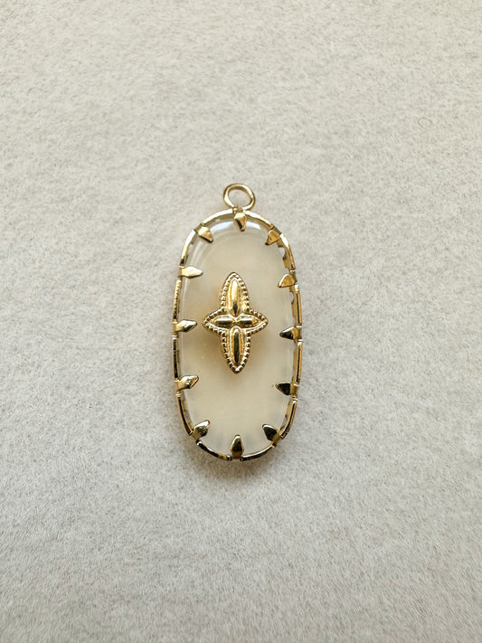 Golden Pendant Charm