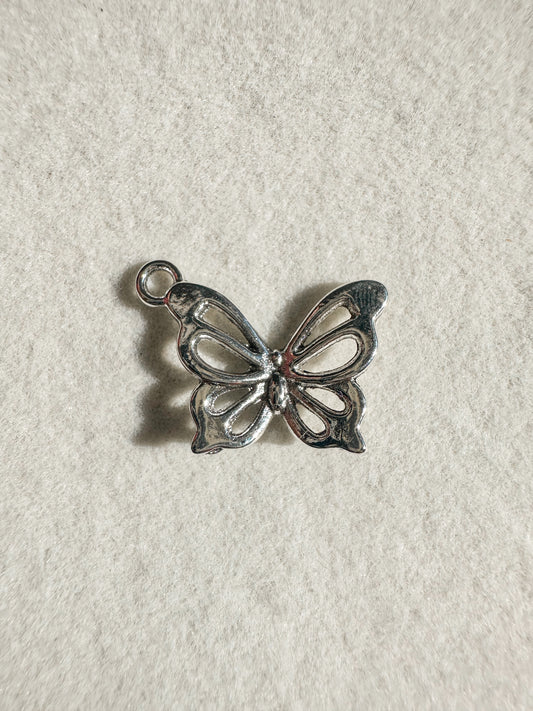 Silver Butterfly Charm