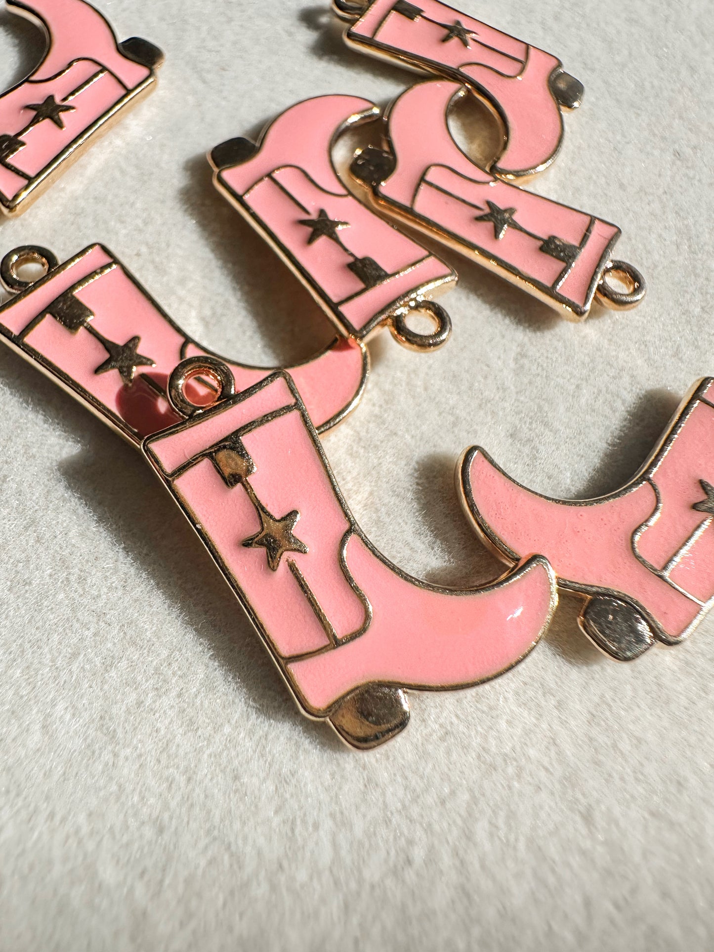 Cowgirl Boot Charm |Pink