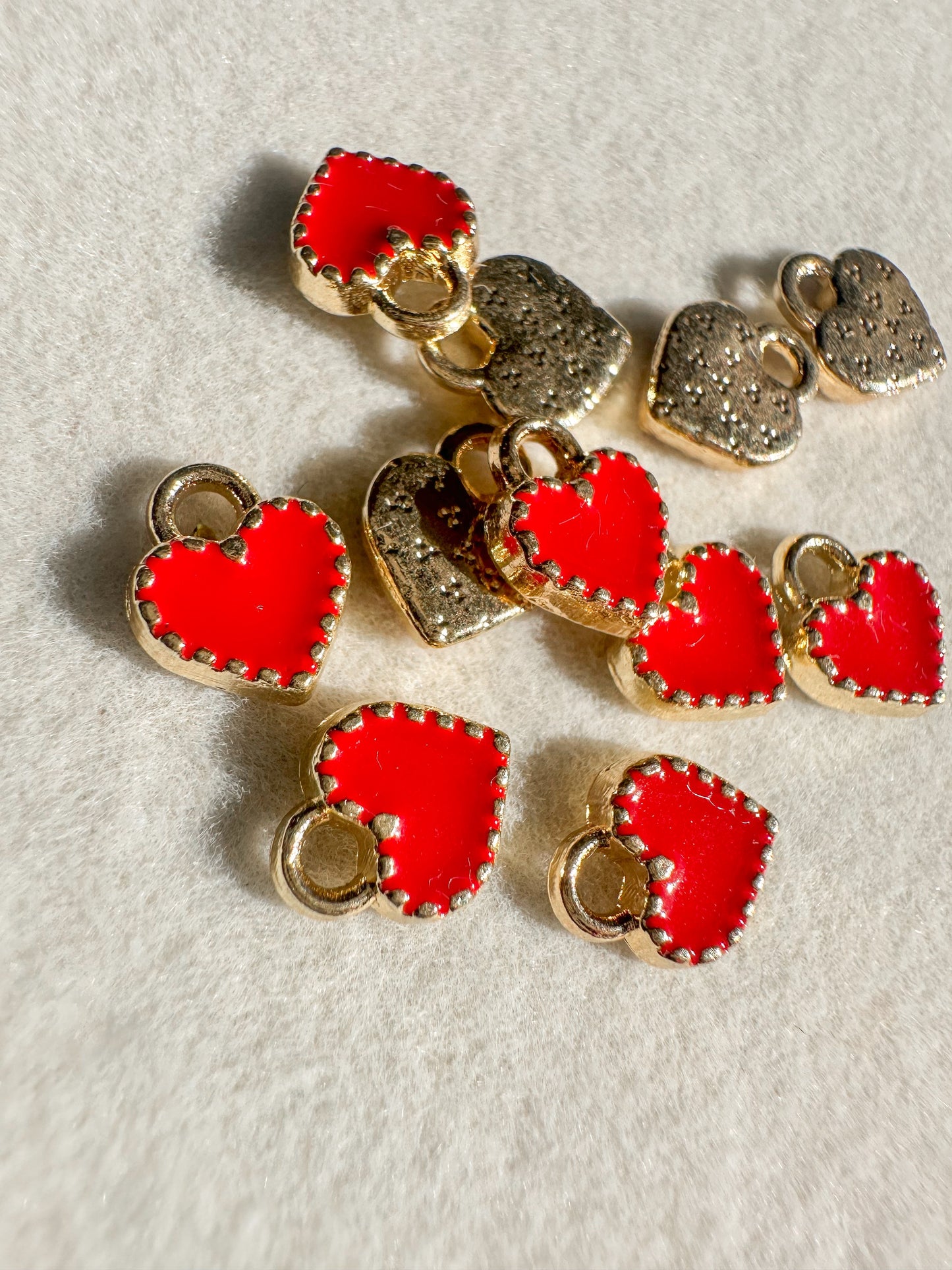 Mini Heart Charm | Red