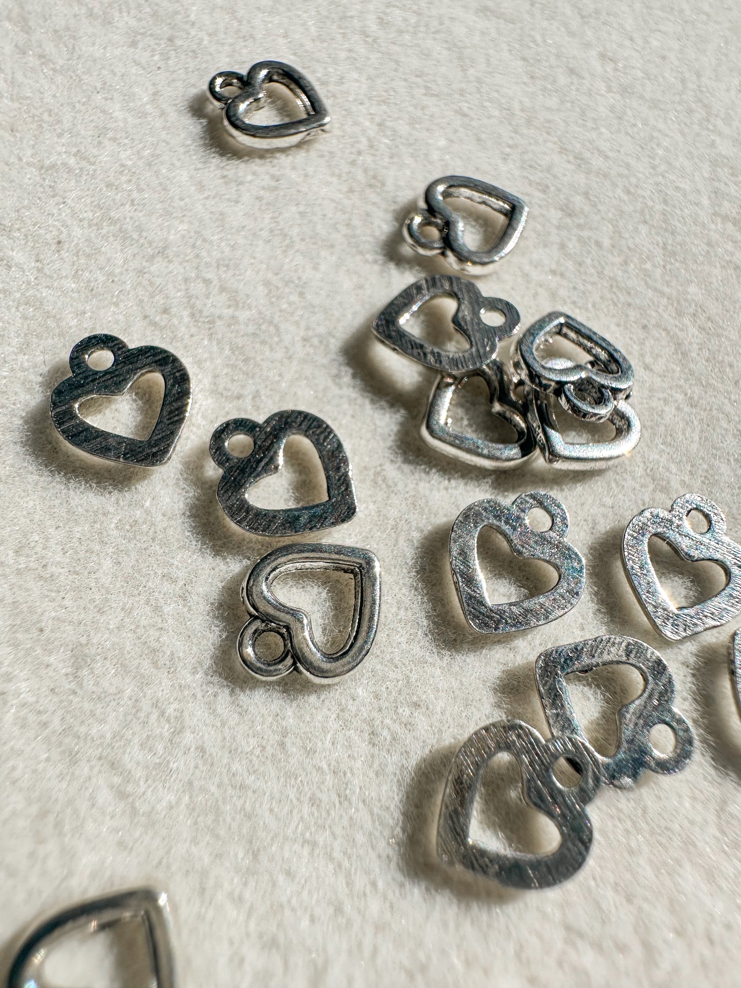 Silver Mini Heart Charm