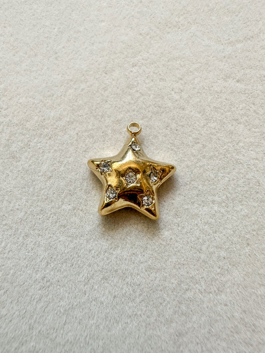 Rhinestone Star Charm