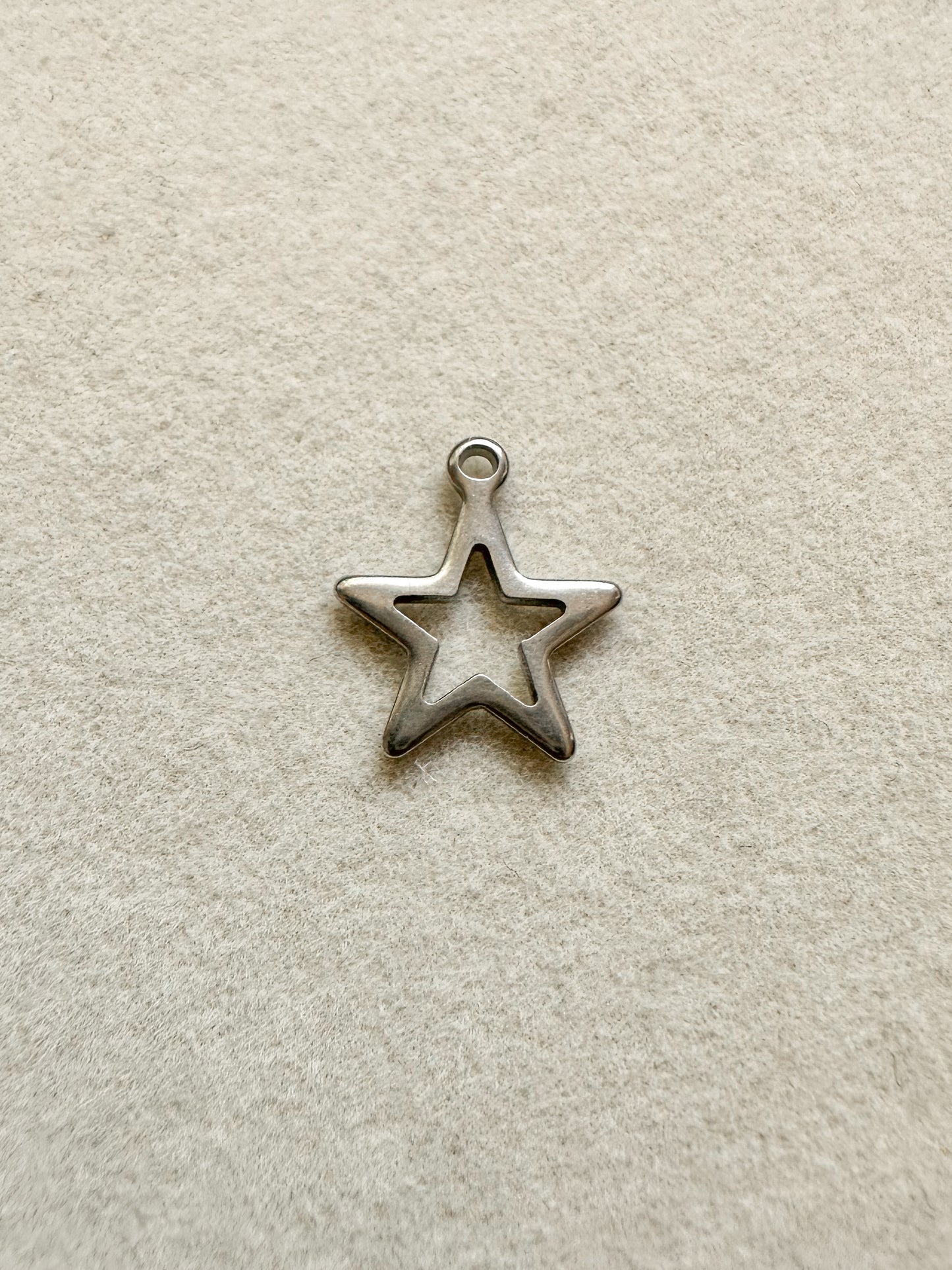 Silver Star Charm