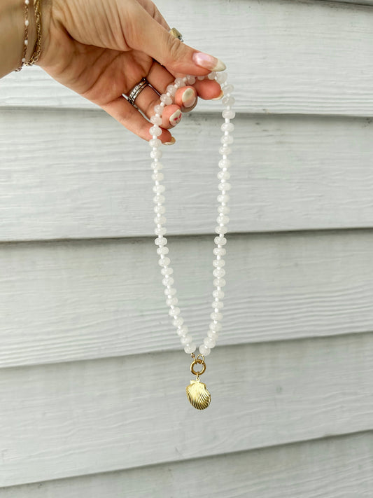 Coconut Milk Beaded Necklace