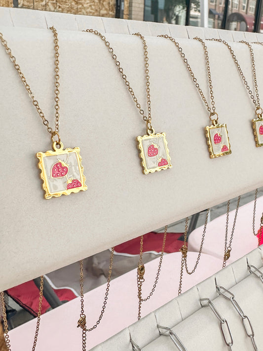 Strawberry Patch Necklace