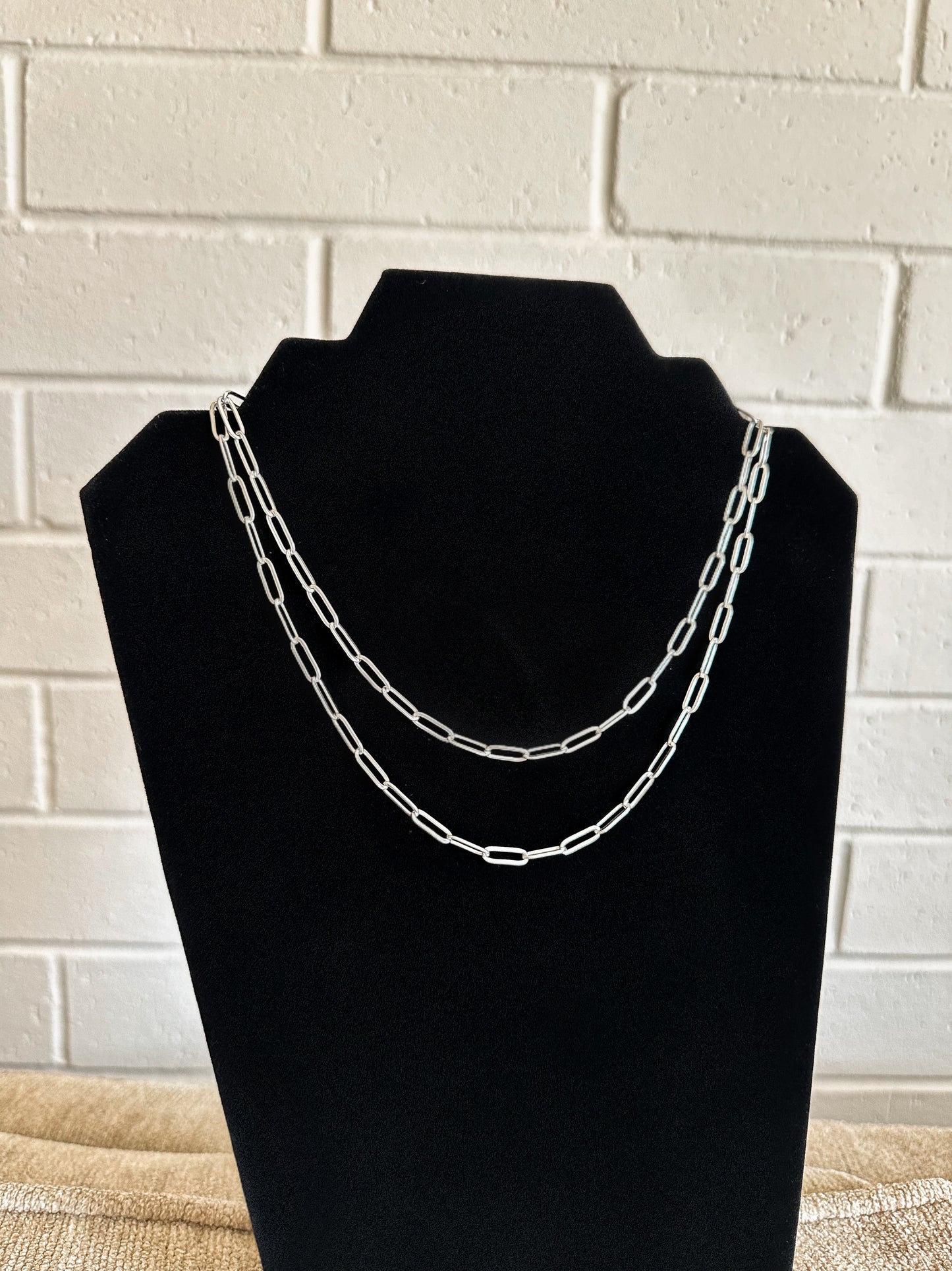 Silver Paperclip Chain