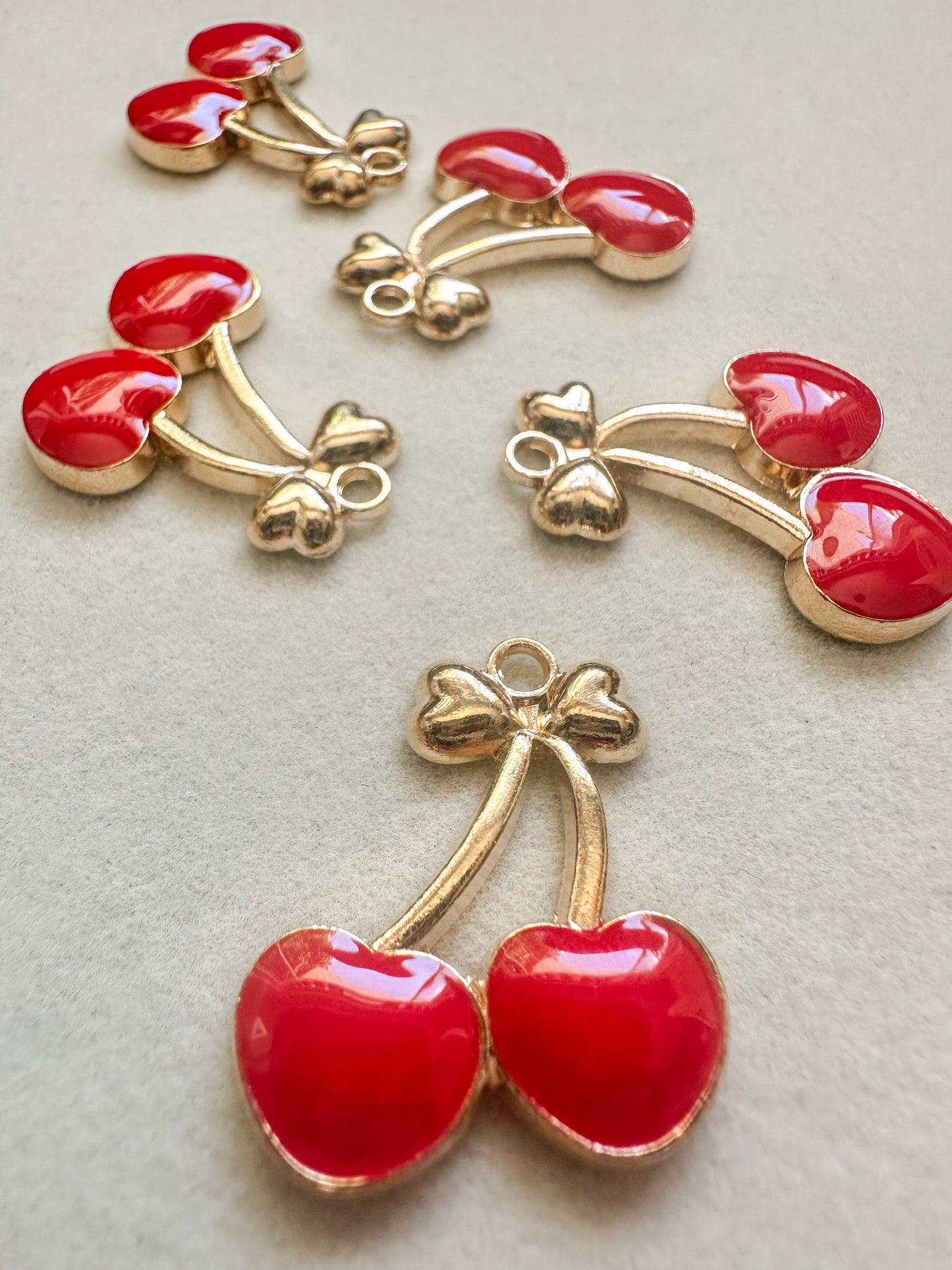 Cherry Bow Charm