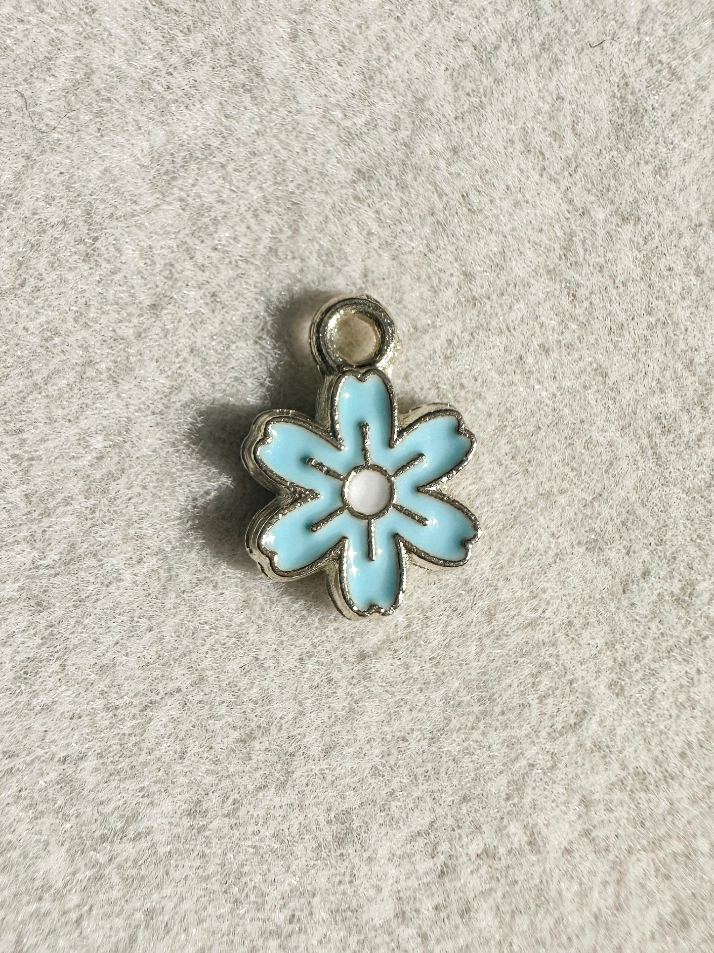 Mini Flower Charm | Blue