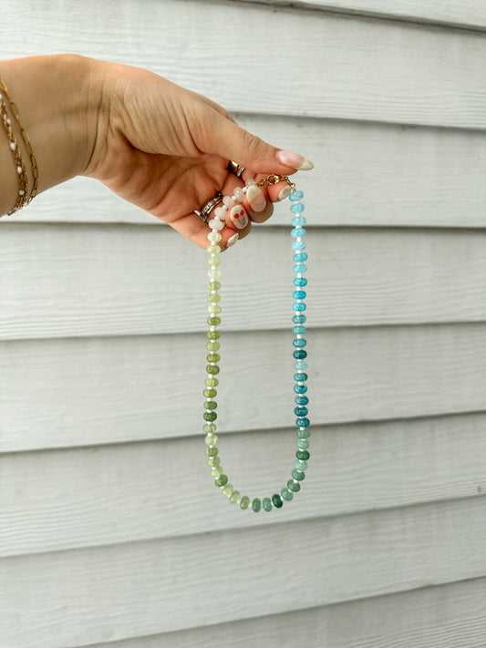 Ocean Beaded Necklace