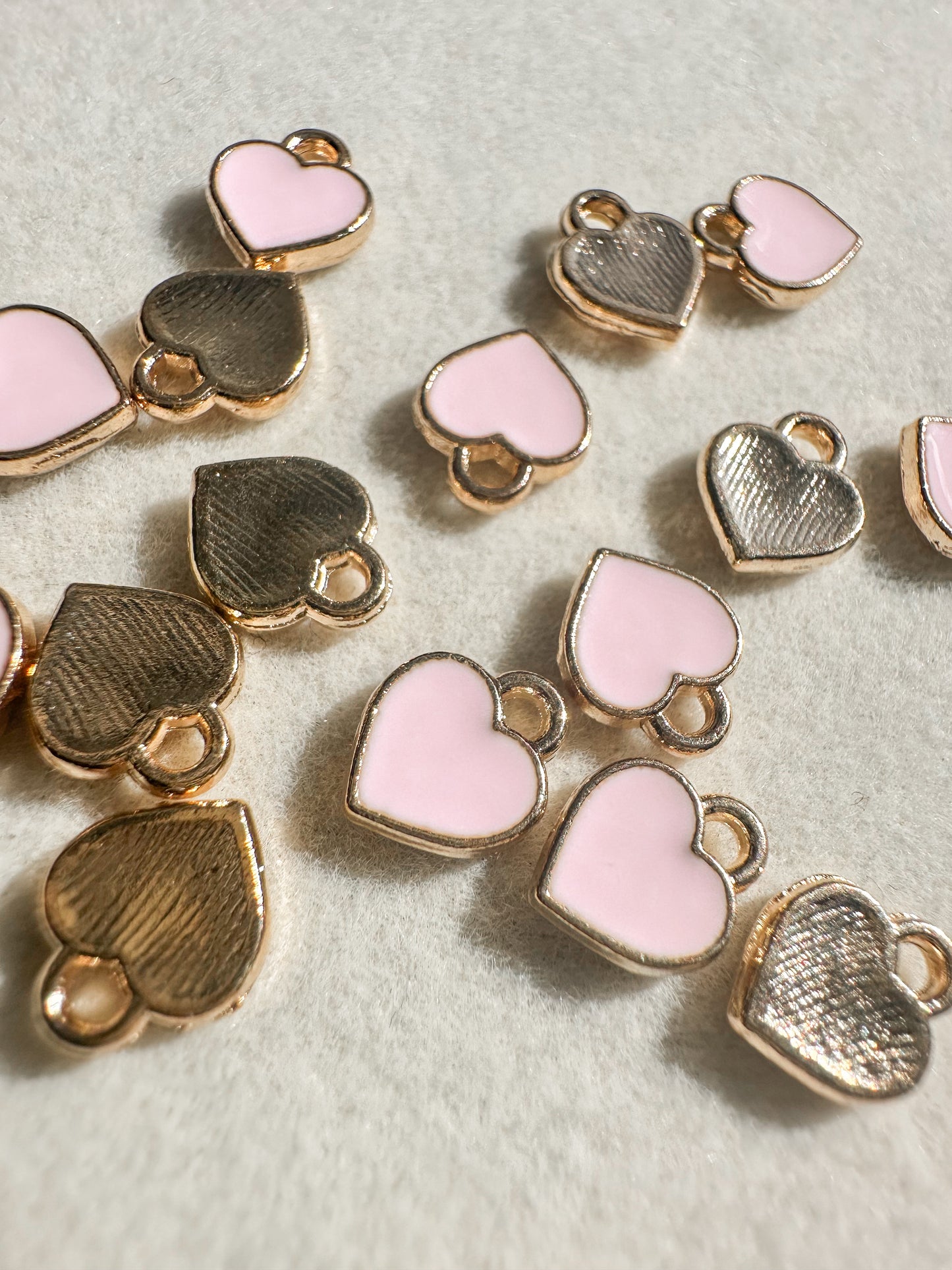 Mini Heart Charm | Pink