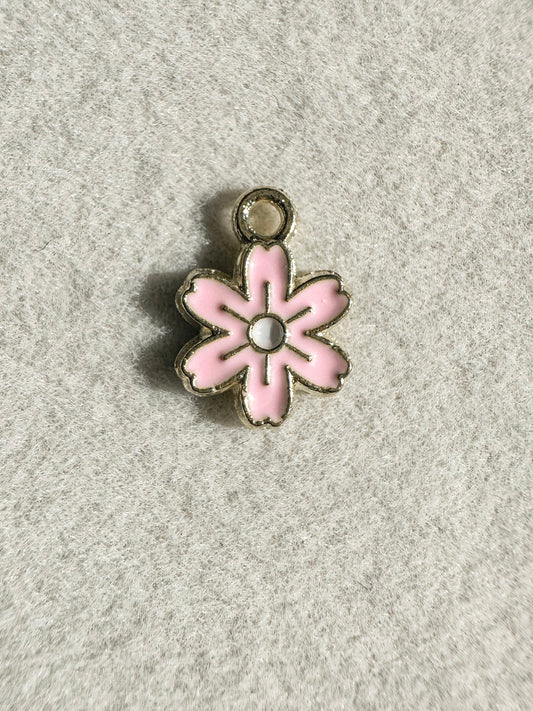 Mini Flower Charm | Pink