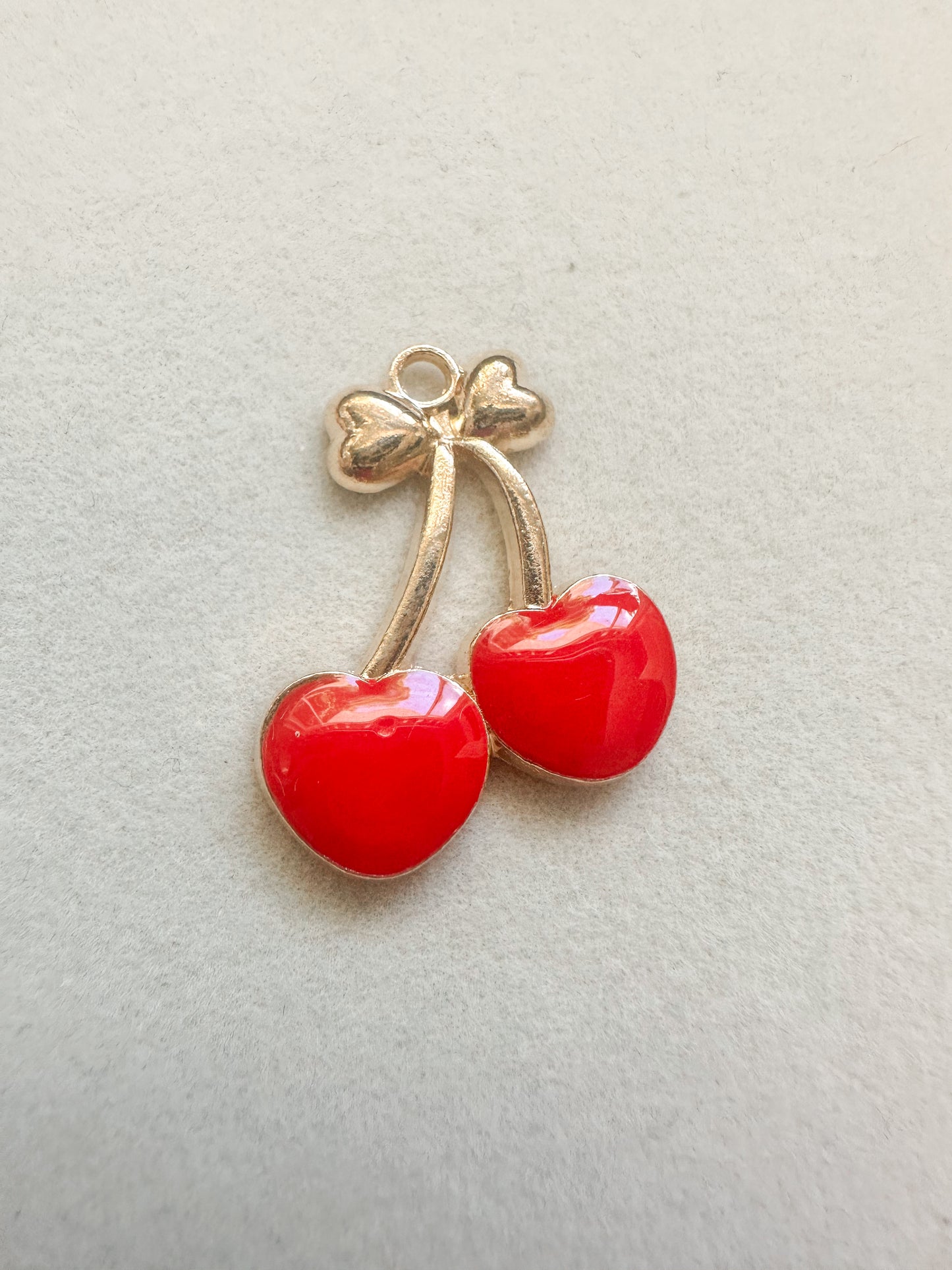 Cherry Bow Charm