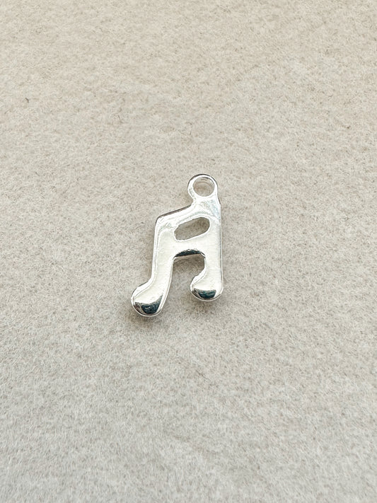 Music Note Charm | Silver