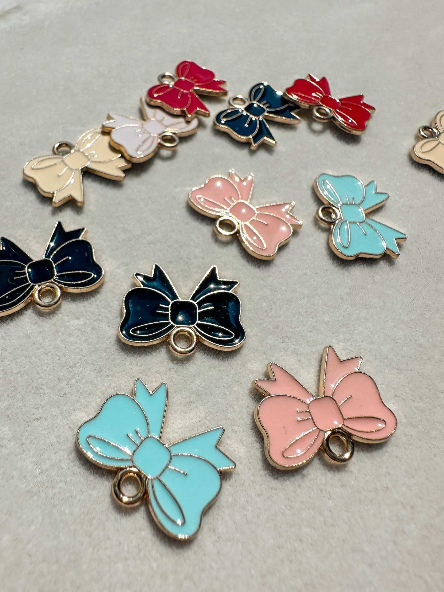 Colorful Bow Charms