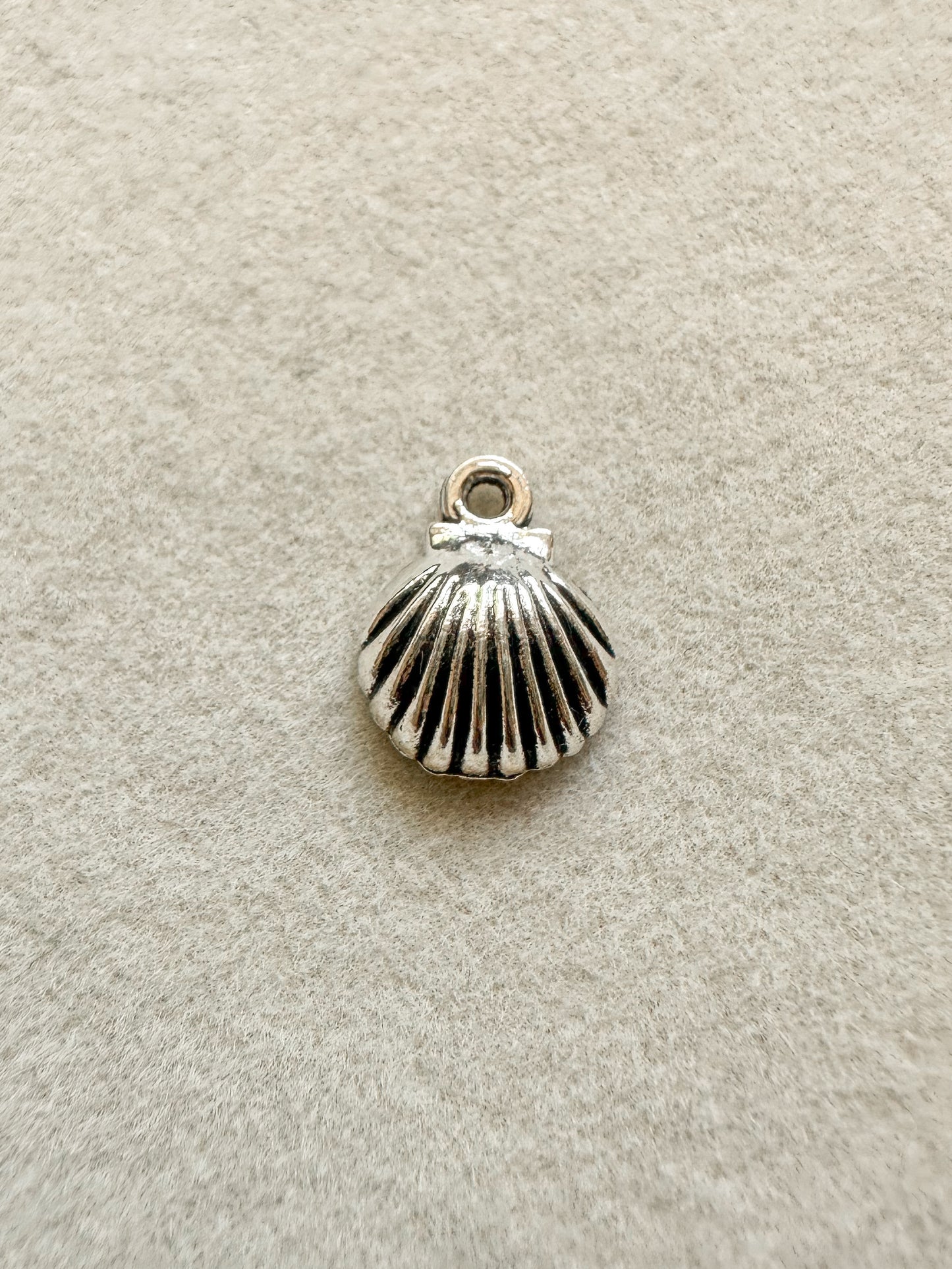 Mini Silver Shell Charm