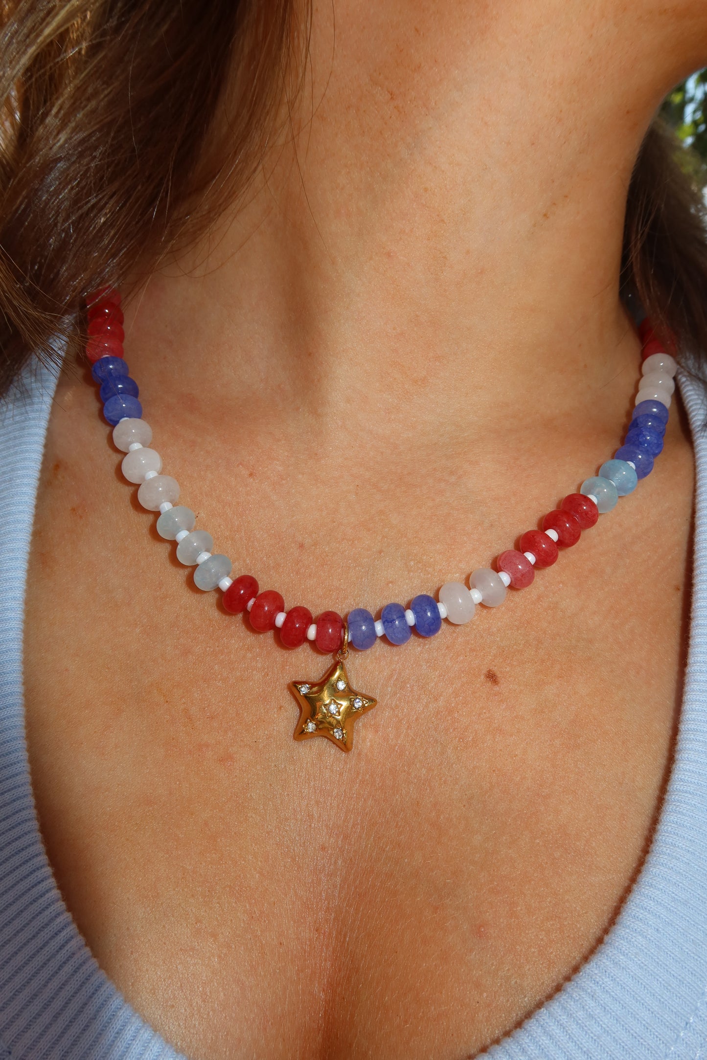 Firecracker Babe | Beaded Necklace