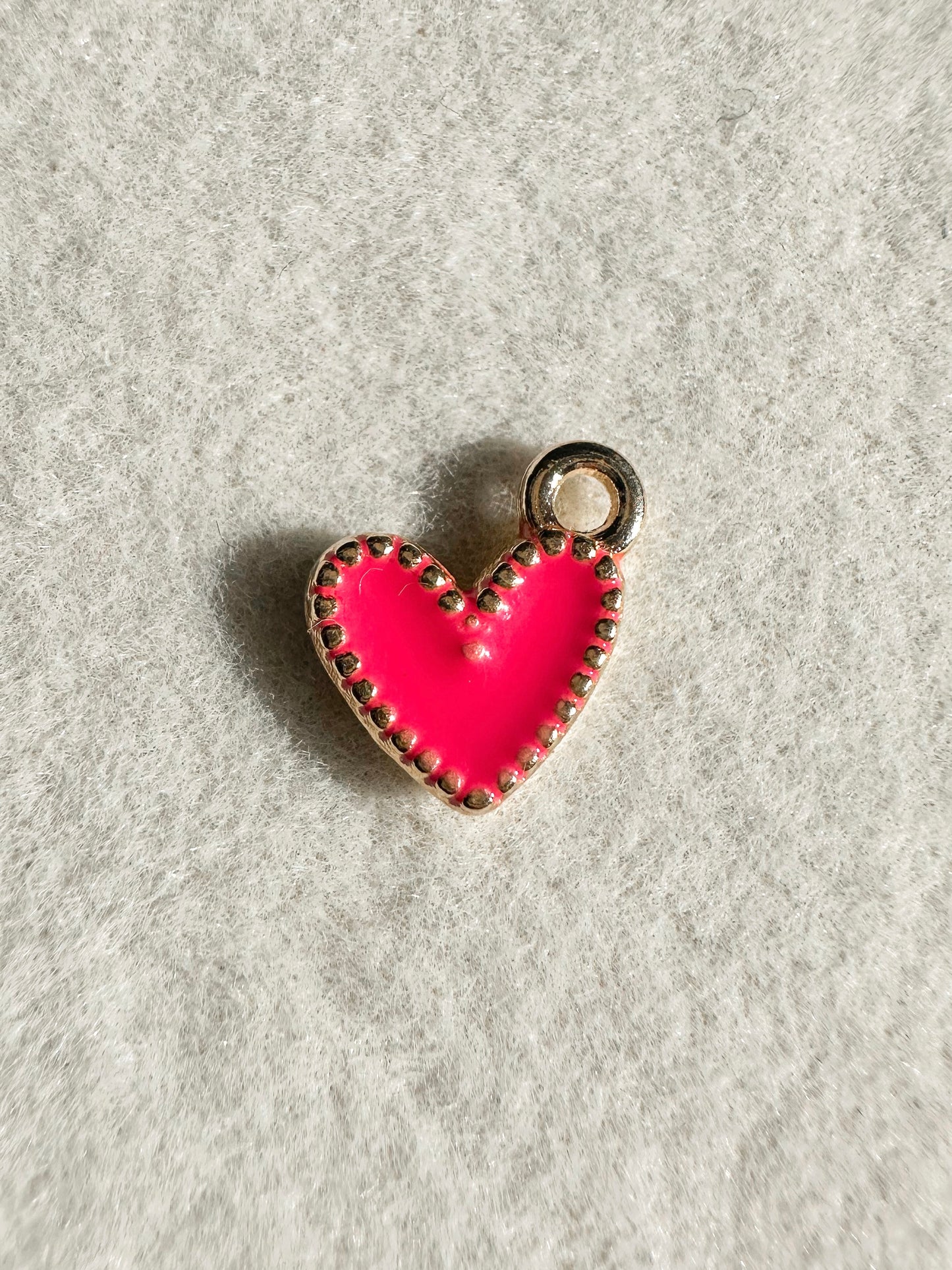 Heart Charm | Hot Pink