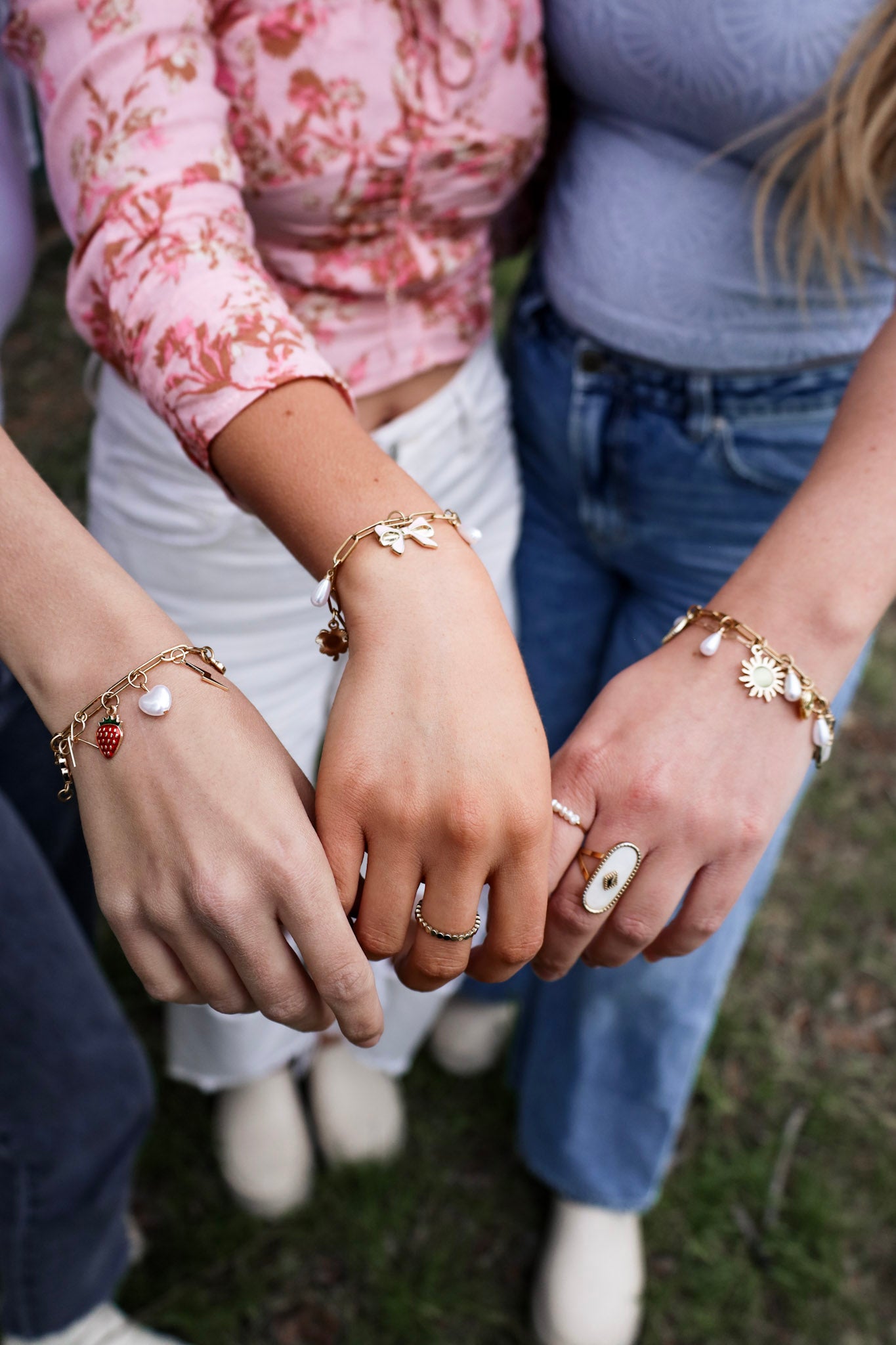 Gold Paperclip Bracelet