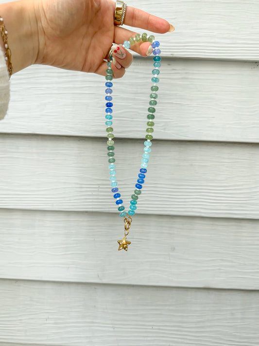 Sea Breeze Beaded Necklace