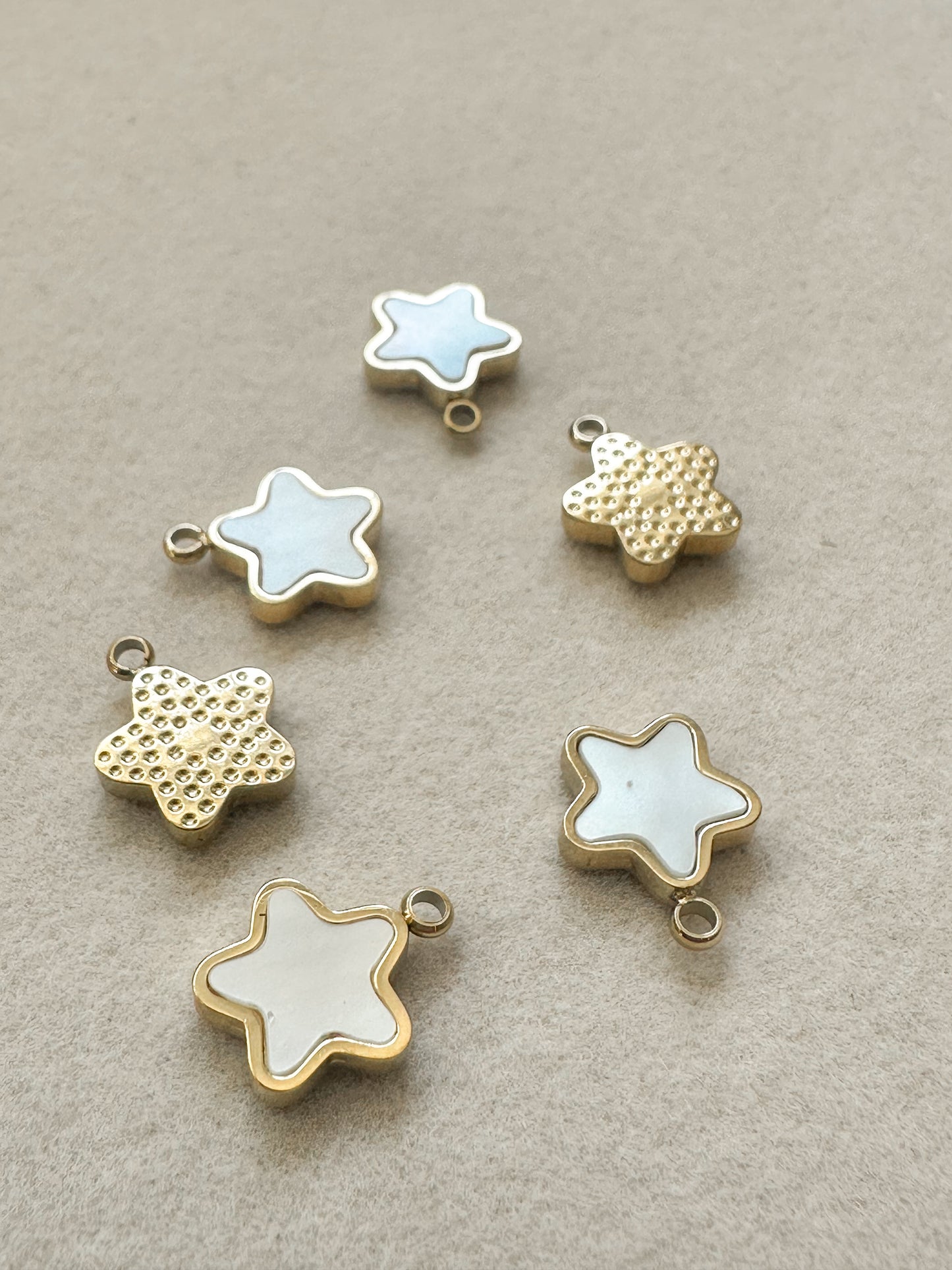 Pearlescent Star Charm