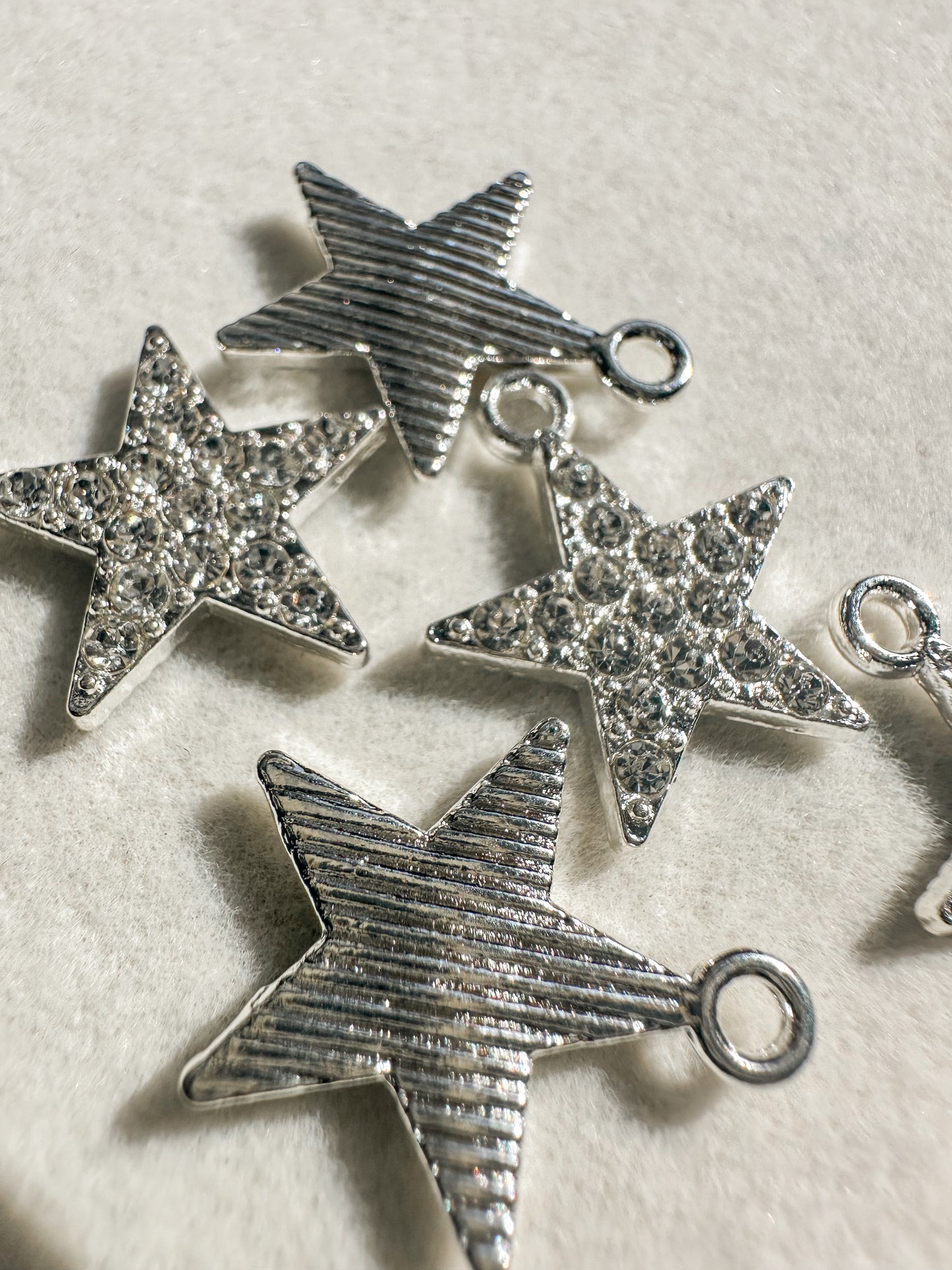 Silver Star Charm