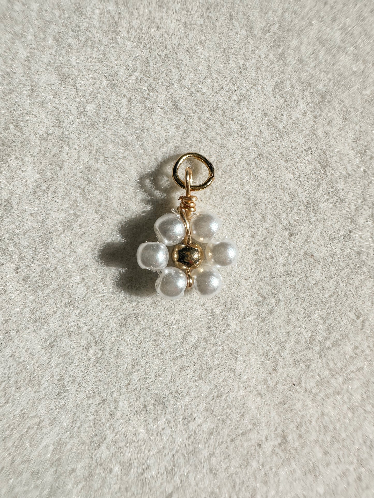 Pearl Flower Charm