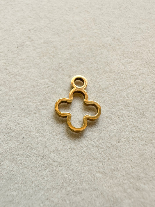 Gold Clover Charm